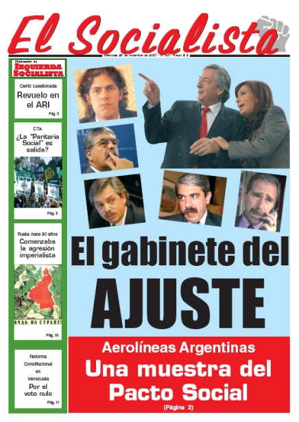 Tapa de El Socialista