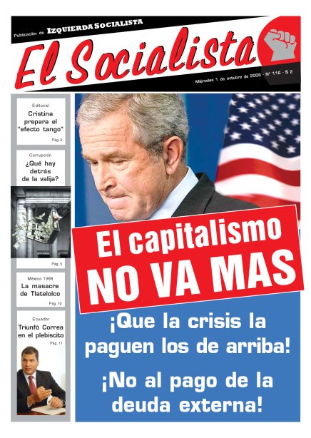 Tapa de El Socialista