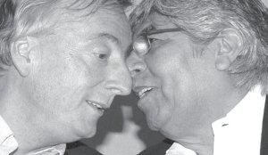 Nstor Kirchner y Hugo Moyano