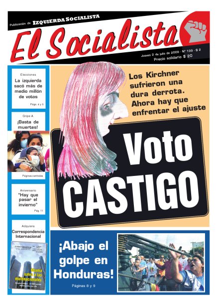 Tapa de El Socialista