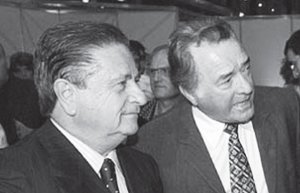 Duhalde junto a Barrionuevo