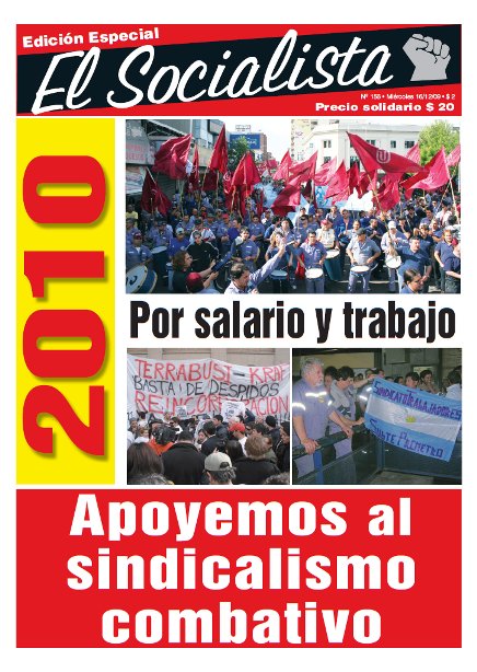 Tapa de El Socialista