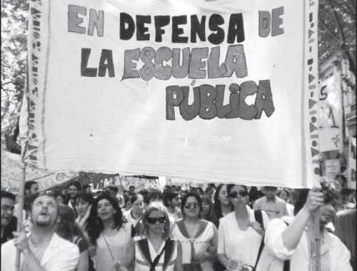 Marcha de docentes de Capital